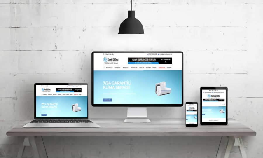 KOMBİ - KLİMA SERVİS WEB SİTESİ V1